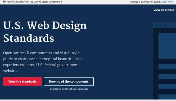 美國政府推出官方網(wǎng)站建設(shè)標準